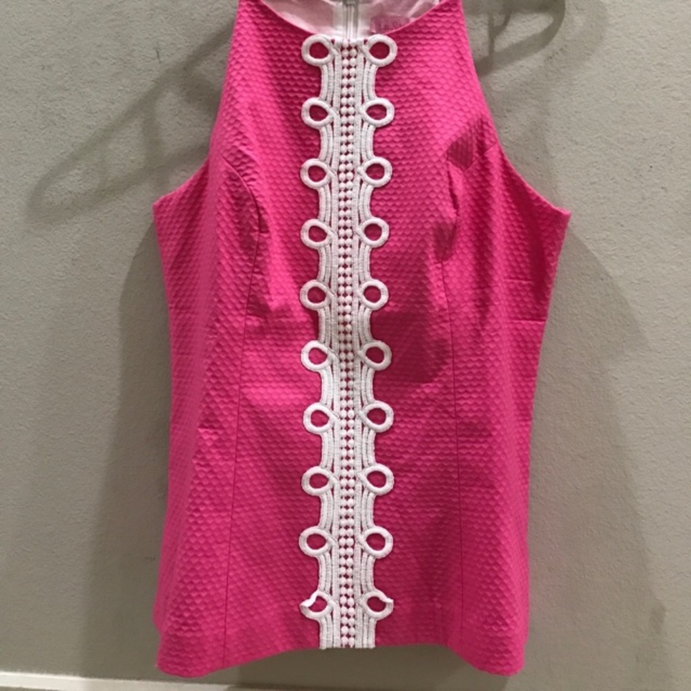 NWT Lily Pulitzer Annabelle Top- Hotty Pink